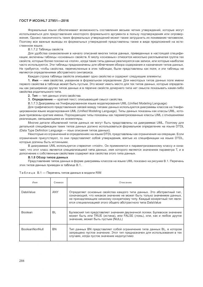 ГОСТ Р ИСО/HL 7 27951-2016, страница 288